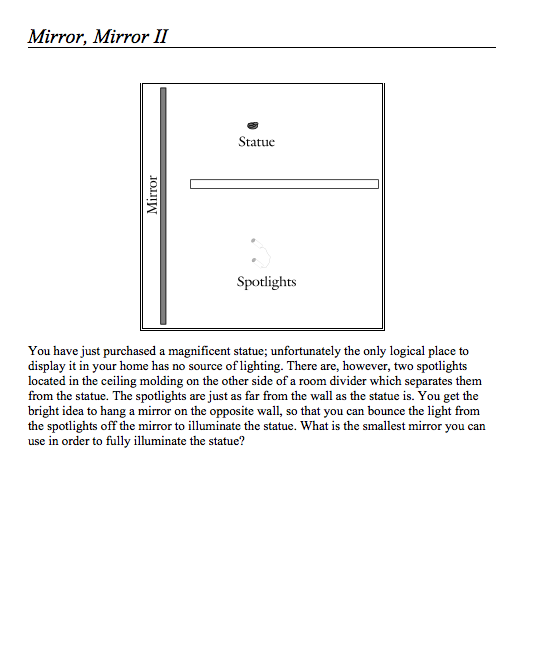 Mirror, Mirror II Assessment