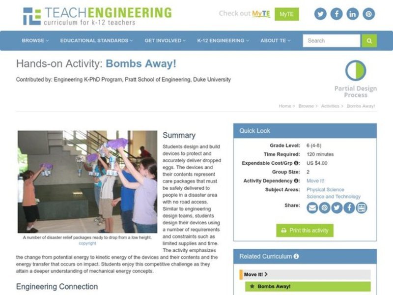 Bombs Away! Lesson Plan