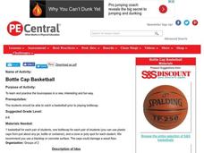 Bottle Cap Basketball Lesson Plan
