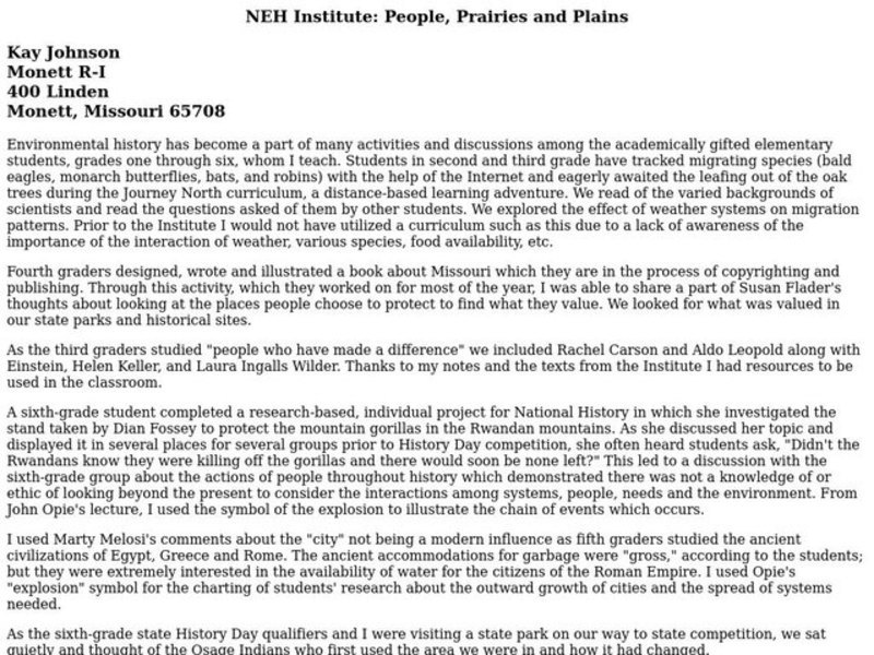 Boundaries Lesson Plan