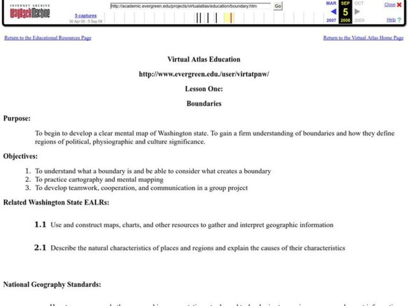 Boundaries Lesson Plan