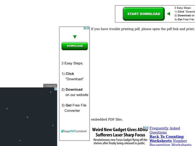 Borrow to Subtract Worksheet