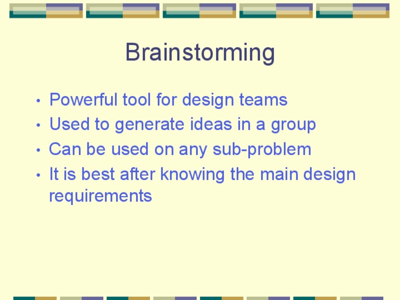 Brainstorming PPT
