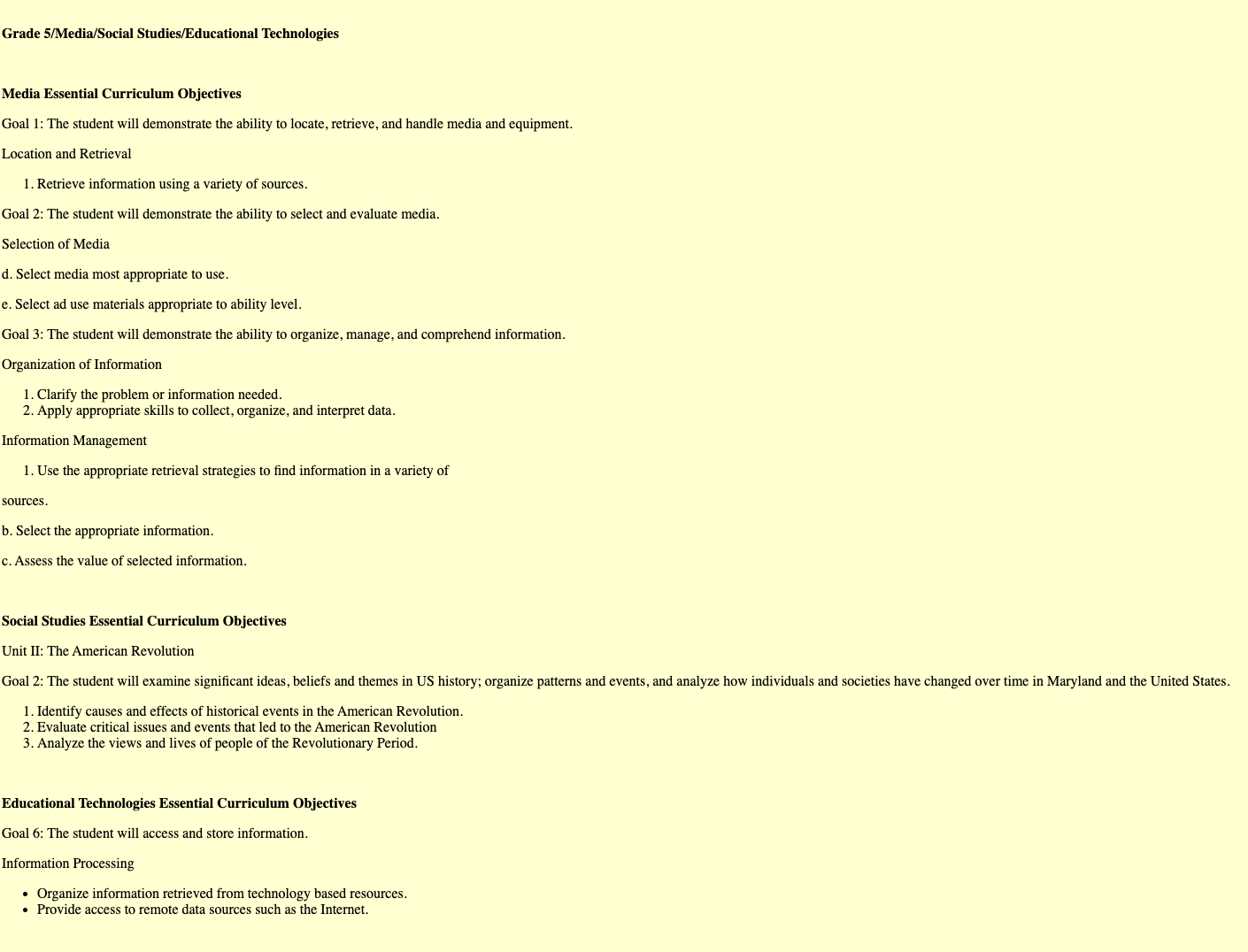 Patriots of the Revolution Lesson Plan