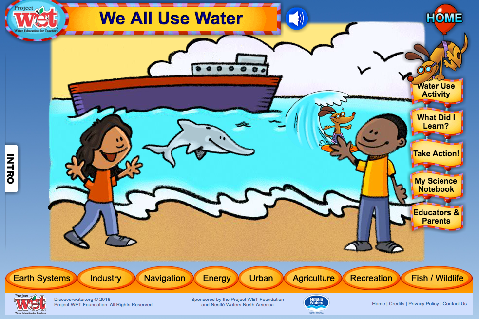 We All Use Water Interactive