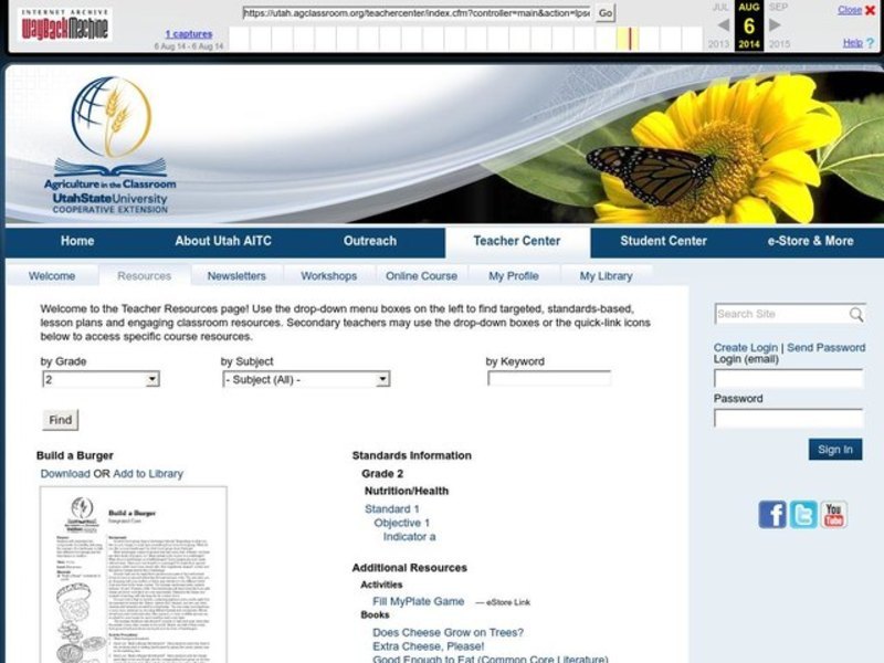 Build a Burger Lesson Plan