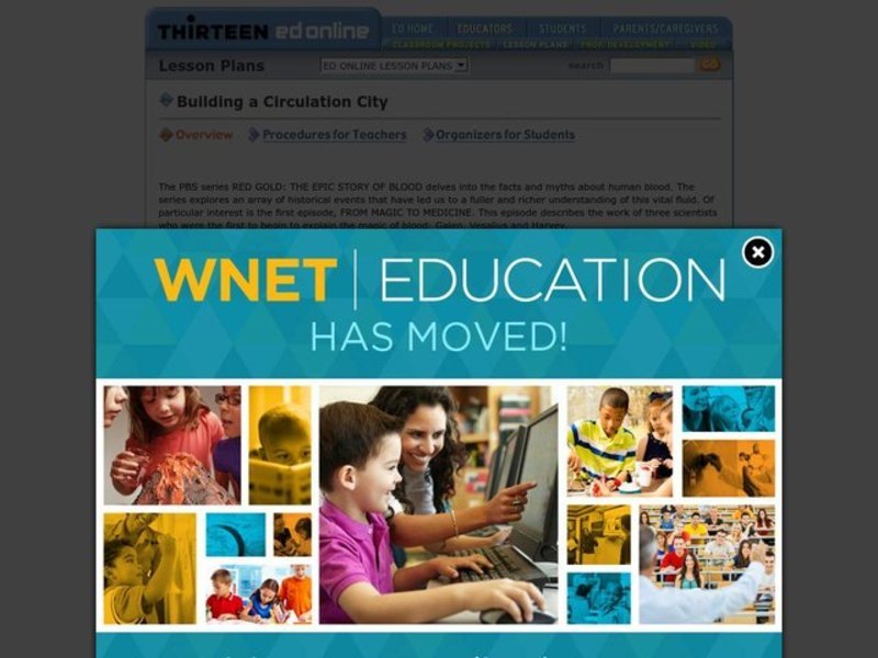 Building a Circulation City Lesson Plan