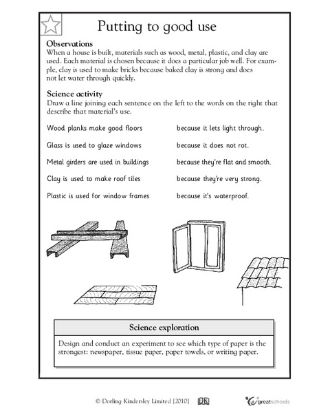 Building a House Worksheet