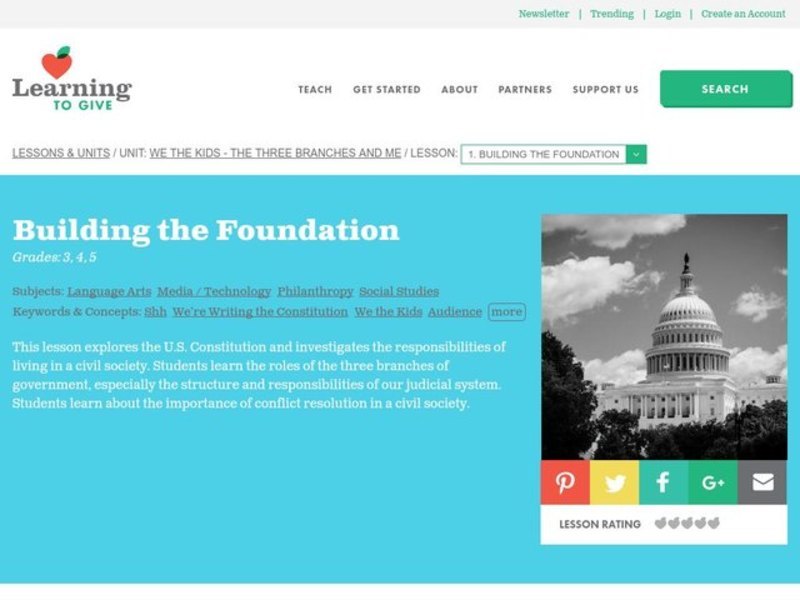 Building the Foundation Lesson Plan