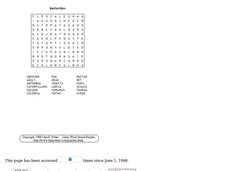 Butterflies Worksheet