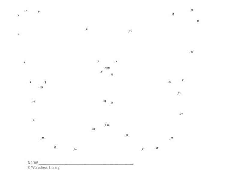 Butterfly Dot to Dot Worksheet