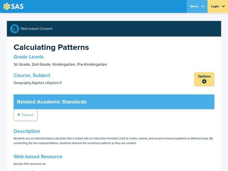 Calculating Patterns Lesson Plan