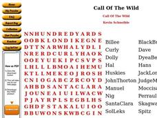 Call Of The Wild Worksheet