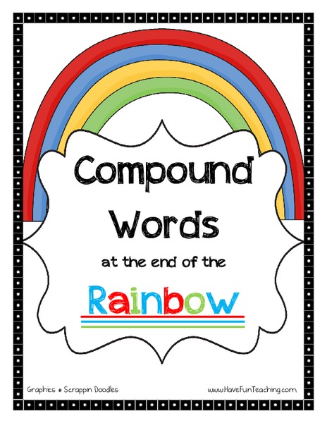 Compound Words at the End of the Rainbow Activity