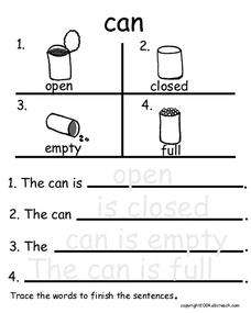 Can Worksheet