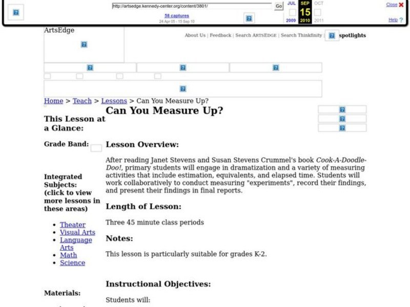 Can You Measure Up? Worksheet
