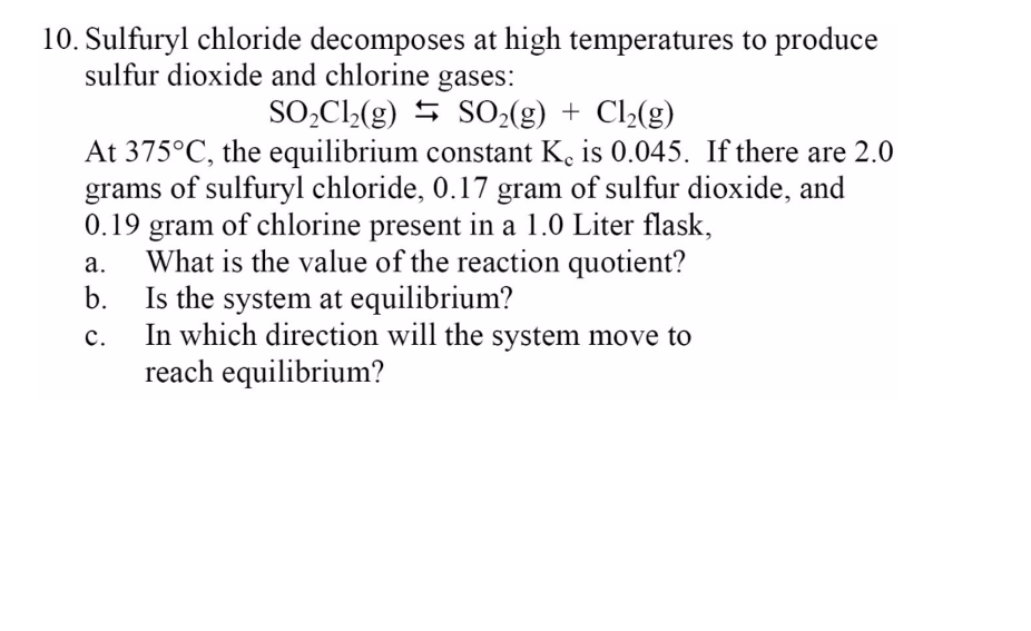 Equilibrium Calculations Instructional Video