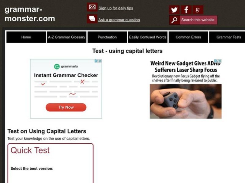 Capital Letters Interactive