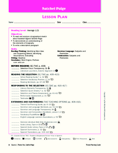 Larger Than Life Figures Unit Plan