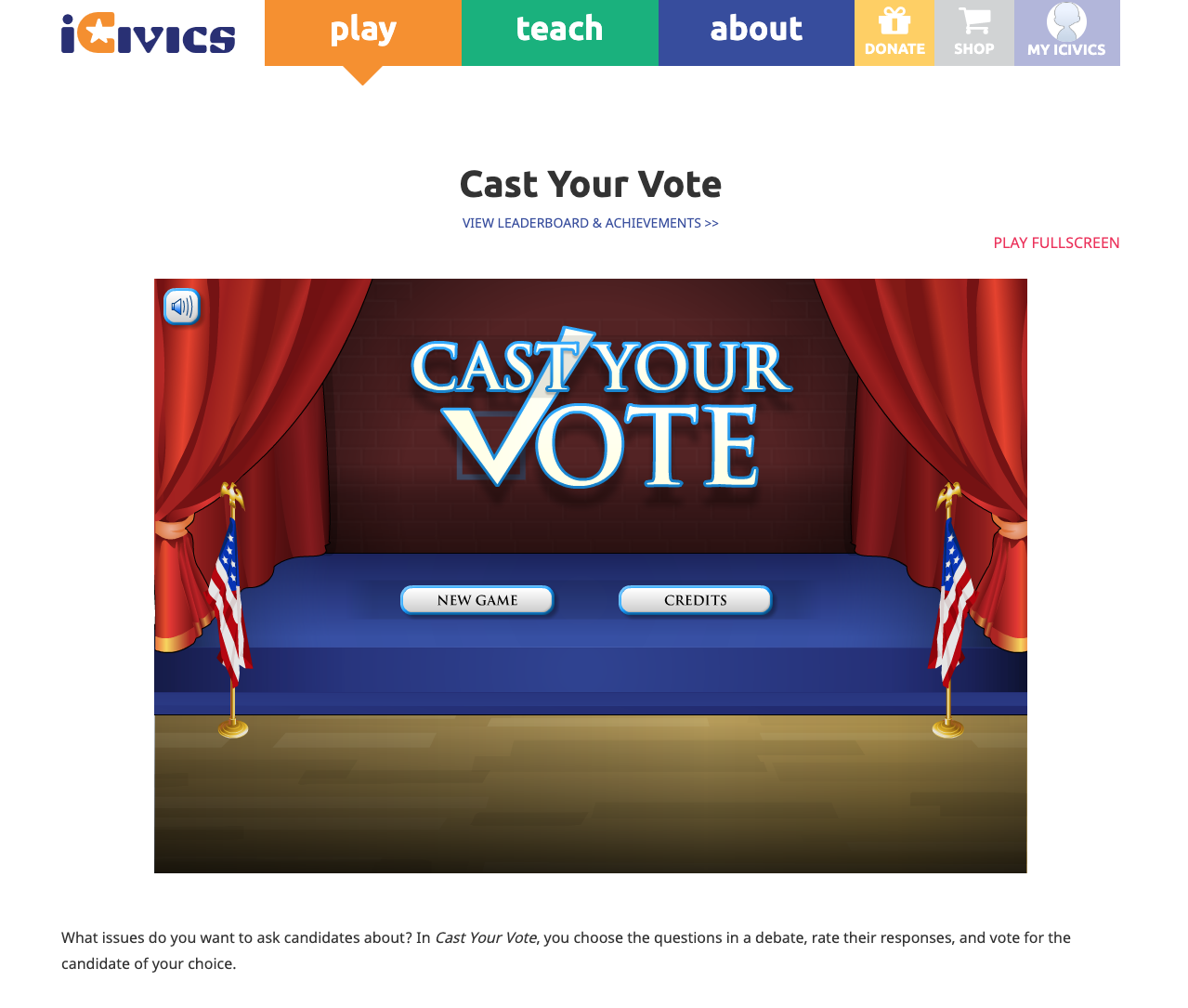 Cast Your Vote Interactive