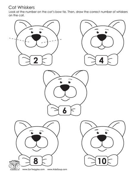 Cat Whiskers Worksheet