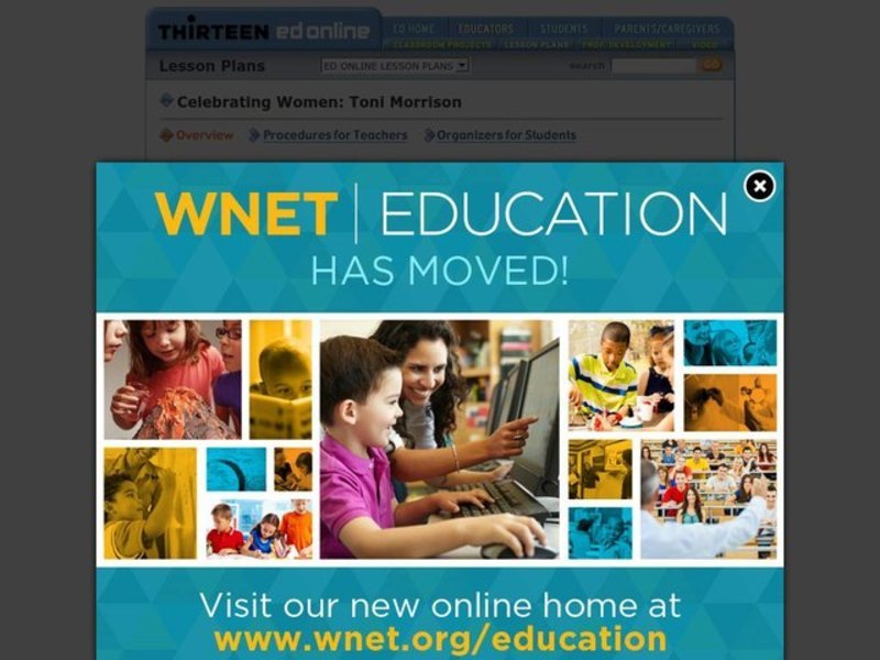 Celebrating Women: Toni Morrison Unit Plan