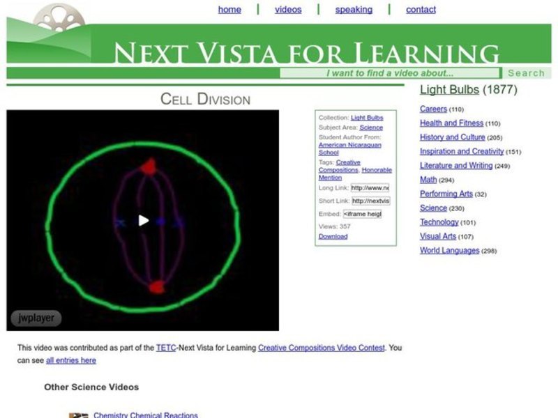 Cell Division Instructional Video