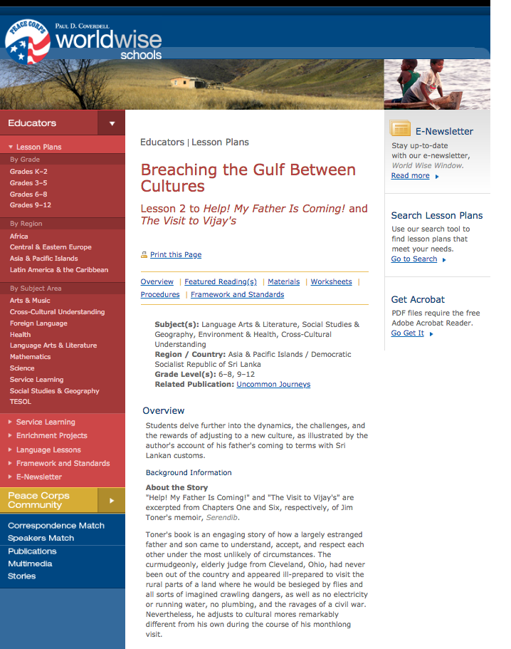 Breaching the Gulf Between Cultures Lesson Plan