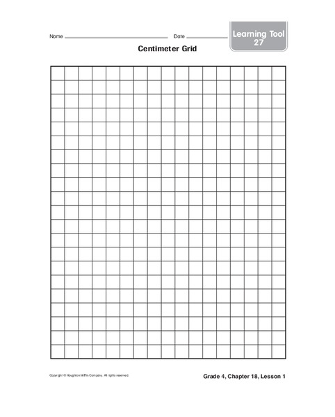 Centimeter Grid Printables
