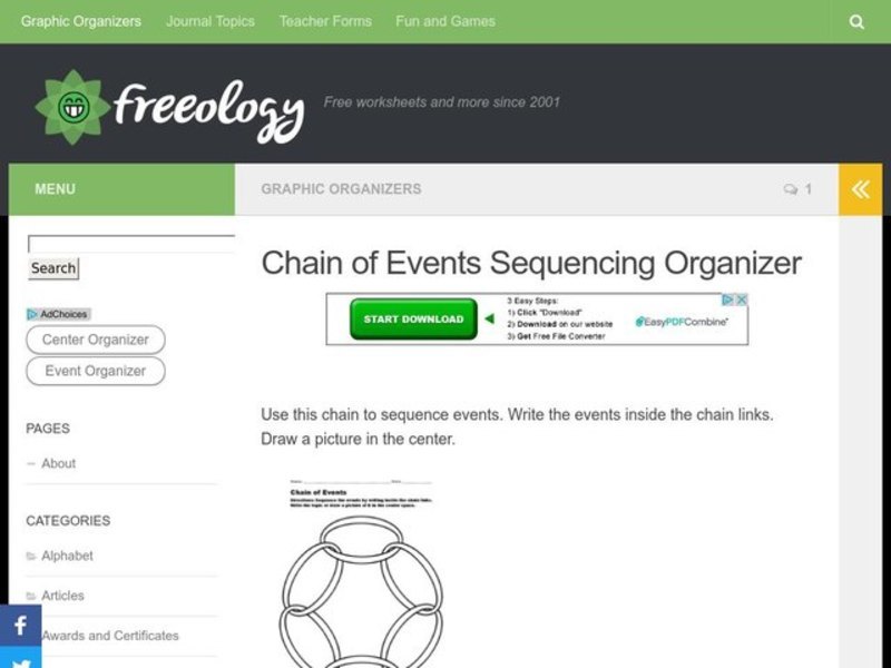 Chain of Events Organizer