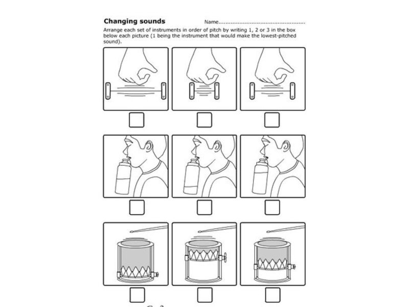 Changing Sounds Worksheet