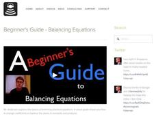 Beginner's Guide - Balancing Equations Instructional Video