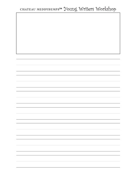 Chateau Meddybemps Young Writers Workshop Printables