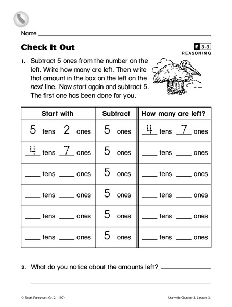 Check It Out Worksheet