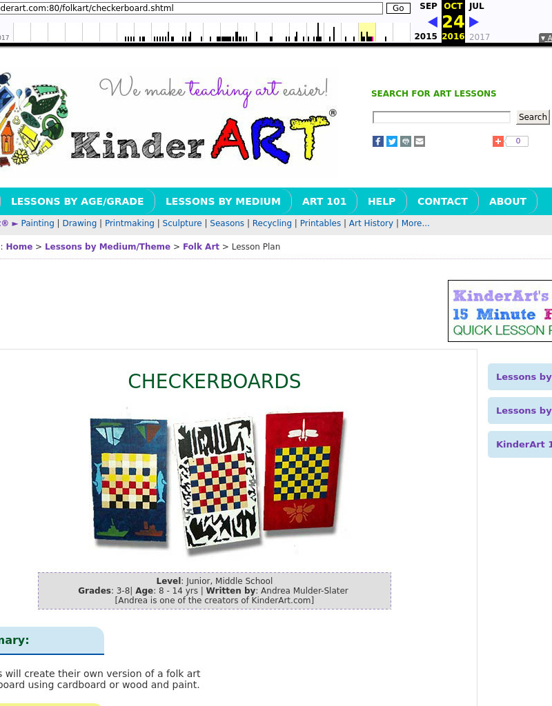 Checkerboard Lesson Plan