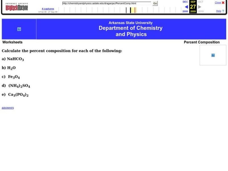 Chemical Compounds Worksheet Worksheet