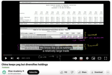 China Keeps Peg but Diversifies Holdings Instructional Video