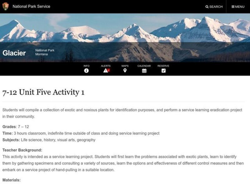 Who Grows There? Activity