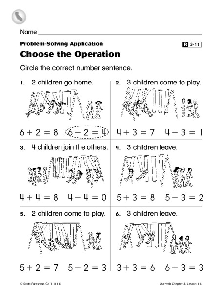 Choose the Operation Worksheet