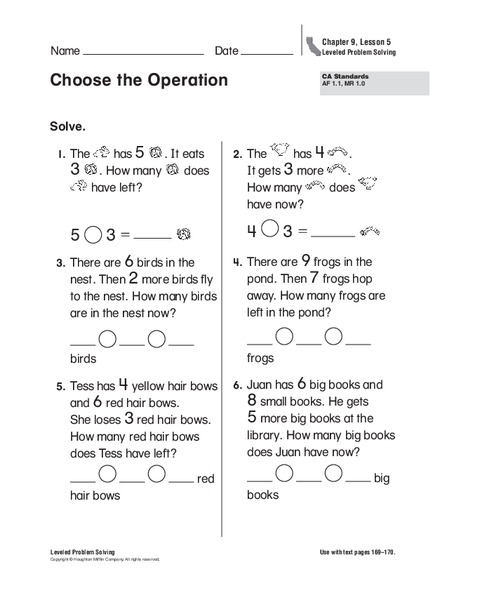 Choose the Operation Interactive