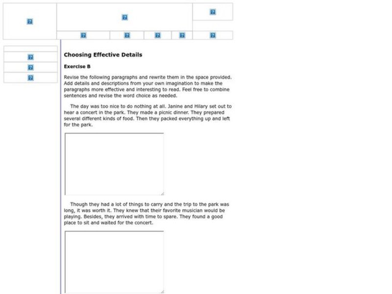 Choosing Effective Details Interactive