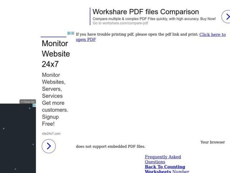 Christmas Addition with Counters Worksheet
