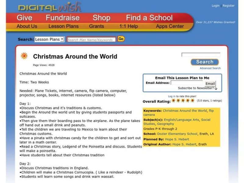 Christmas Around the World Lesson Plan