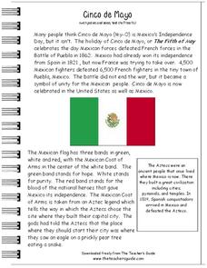 Cinco de Mayo Worksheet