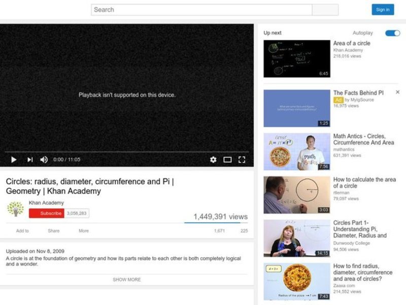 Circles: Radius, Diameter and Circumference Instructional Video