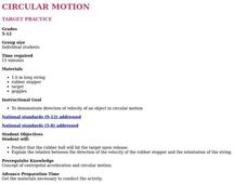 Circular Motion Lesson Plan