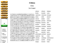 Cities Worksheet