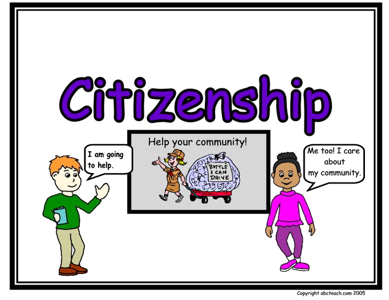 Citizenship Worksheet