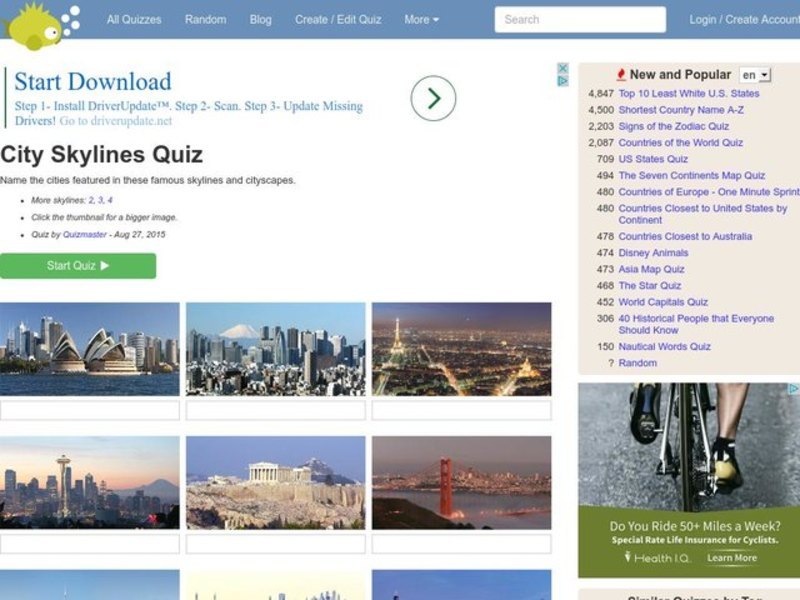 City Skylines Quiz Interactive
