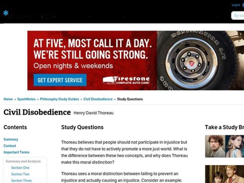Civil Disobedience Interactive